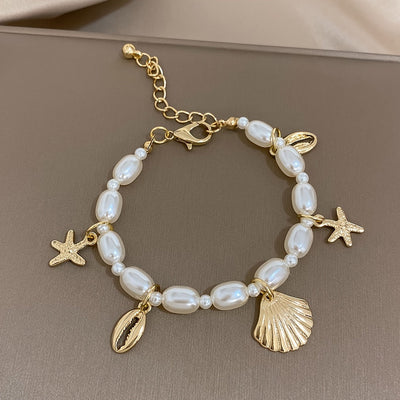 Boho Stil Sommer Seestern Muschel Armbinde