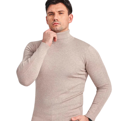Luca | Luxuriöser Rollkragenpullover aus Kaschmir