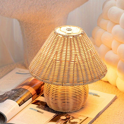 Artikel Deko Handgewebte Schreibtischlampe – Usb betrieben