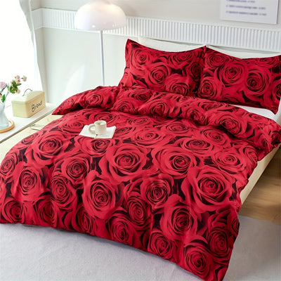 Bettwäsche-Set – Romantisches Rosen-Design für jede Jahreszeit