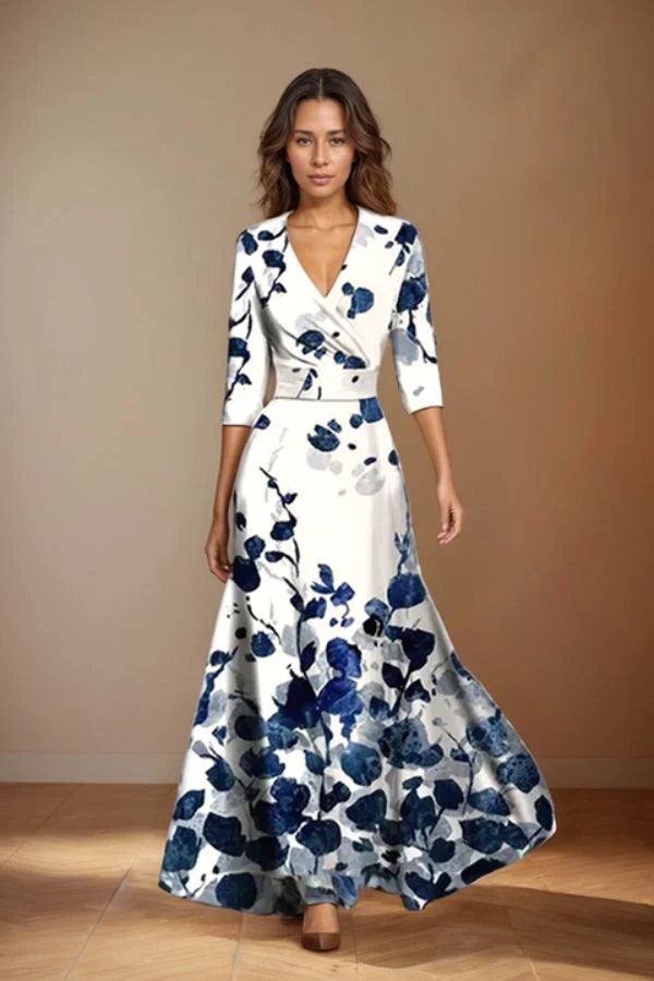 Alissa | Italienische Kleid | Maxi