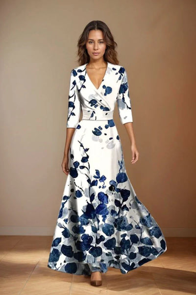 Alissa | Italienische Kleid | Maxi