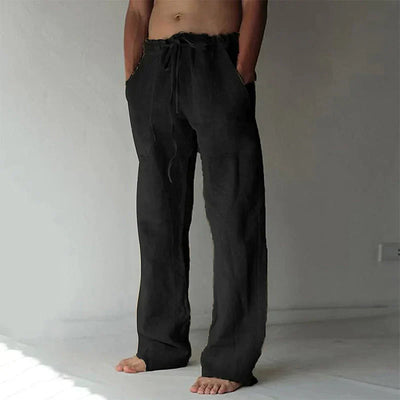 Arthur | Herren-Leinenhose mit weitem Schnitt – Luftig, Bequem & Stilvoll