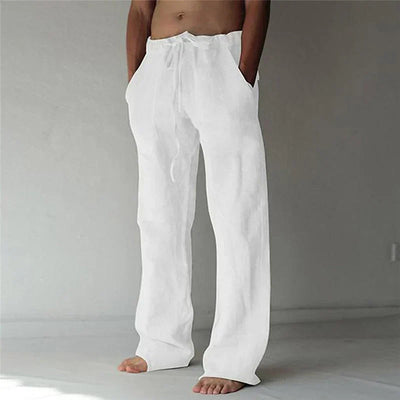 Arthur | Herren-Leinenhose mit weitem Schnitt – Luftig, Bequem & Stilvoll