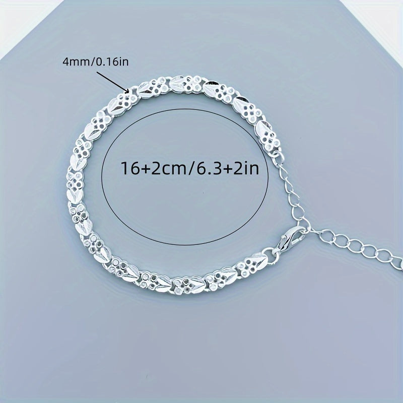 Armband mit einem Kleeblatt für Damen, A - Schmuckgeschenk