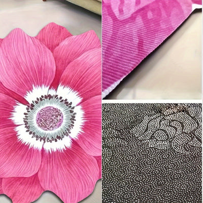 Blumenförmige Bodenmatte – Stilvoll & Gemütlich