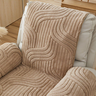 Bohemian Sofa aus weichem Samt-Schoner