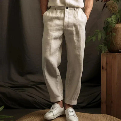 Benjamin | Casual Herren Leinenhose für den Sommer | Leicht, atmungsaktiv & bequem