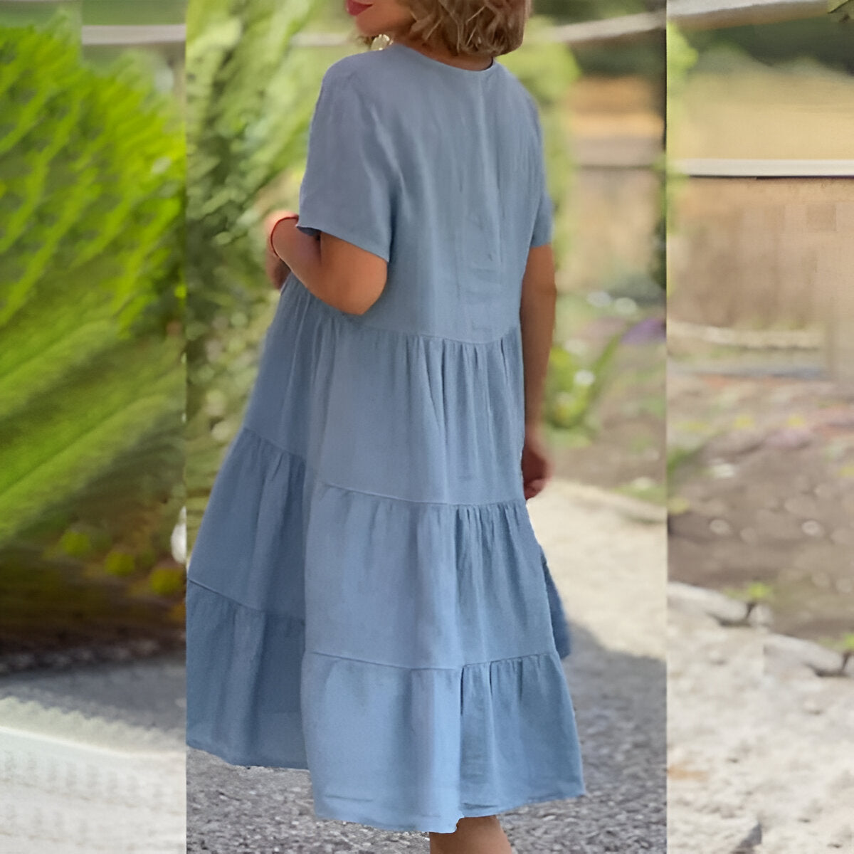 Bequemes Comfortchic Baumwollkleid Für Jeden Anlass