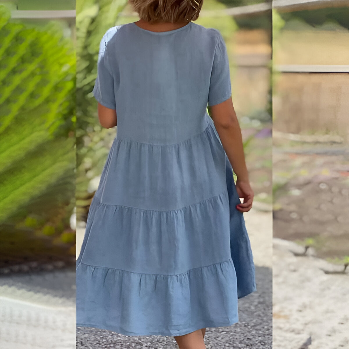 Bequemes Comfortchic Baumwollkleid Für Jeden Anlass