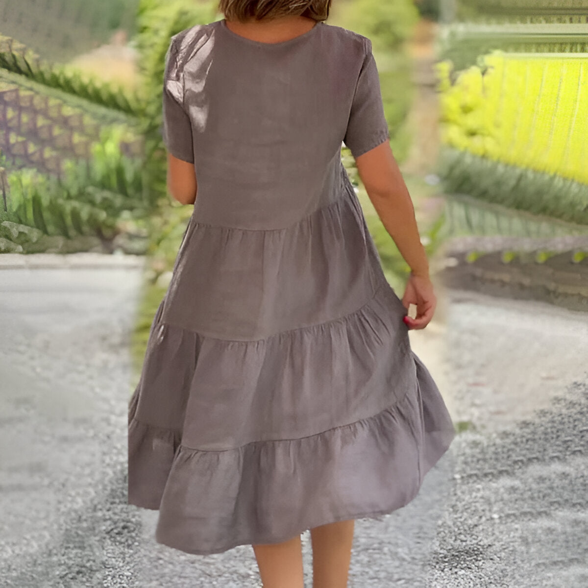 Bequemes Comfortchic Baumwollkleid Für Jeden Anlass