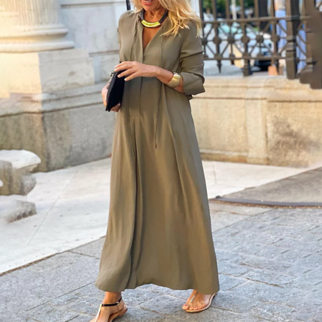 Bequemes Locker Sitzendes Maxikleid Giselle Für Stil Und Komfort