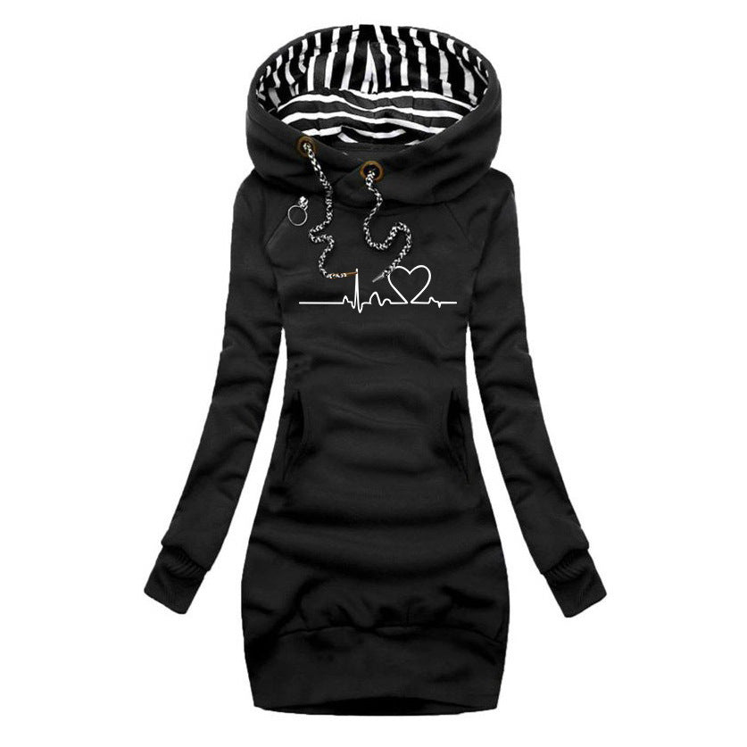 Anne | Herzschlag Bedruckter Pullover