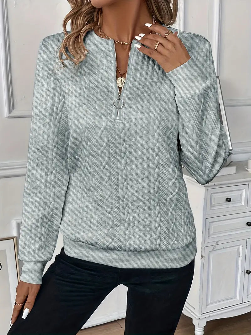 Herald™ - Stilvoller Pullover mit Reißverschluss
