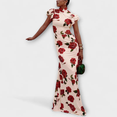 Luna - Maxikleid mit Blumenmuster