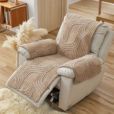 Bohemian Sofa aus weichem Samt-Schoner