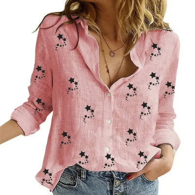 Ava™ - Vintage Bloom Bluse