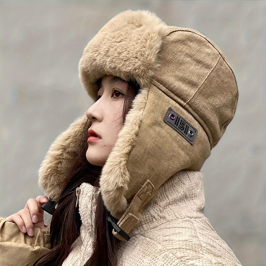 Anja | Elegante Winter Pilotenhoed mit Warmen Ohrflappen