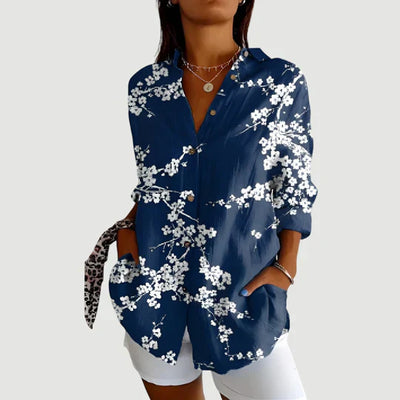 Aoife - Bluse Mit Buntem Gestaltung