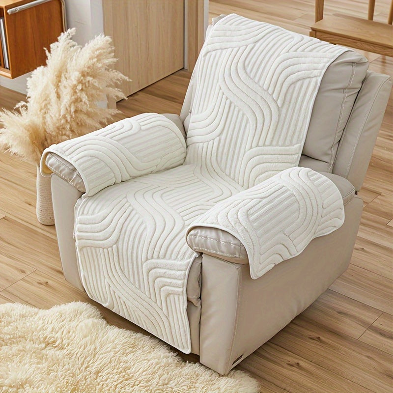 Bohemian Sofa aus weichem Samt-Schoner