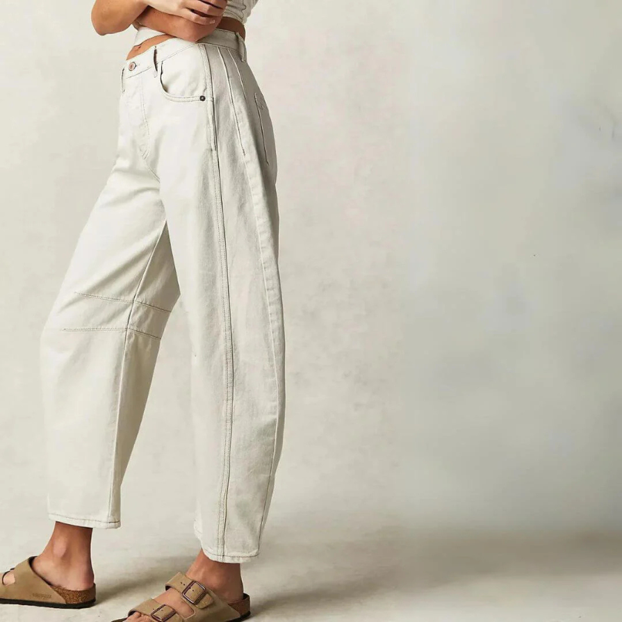 Xayana | Damen Weite Jeans | Baggy
