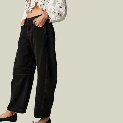 Xayana | Damen Weite Jeans | Baggy