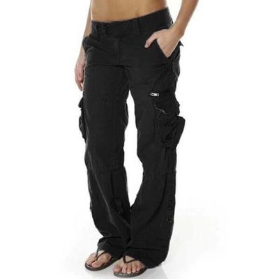 Xandria | Damen Cargo Hose | Schwarz