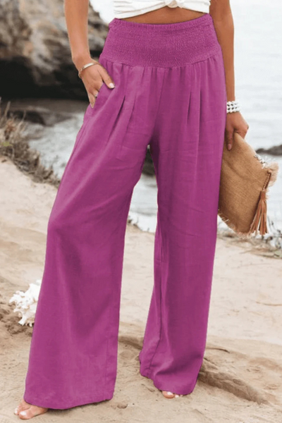 Xandrine | Damen Elegant Weite Hose | Sommer