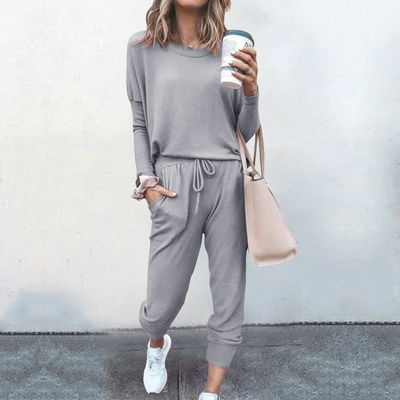 Alyssa | Damen Modern Hausanzuge | Zweiteiler Set