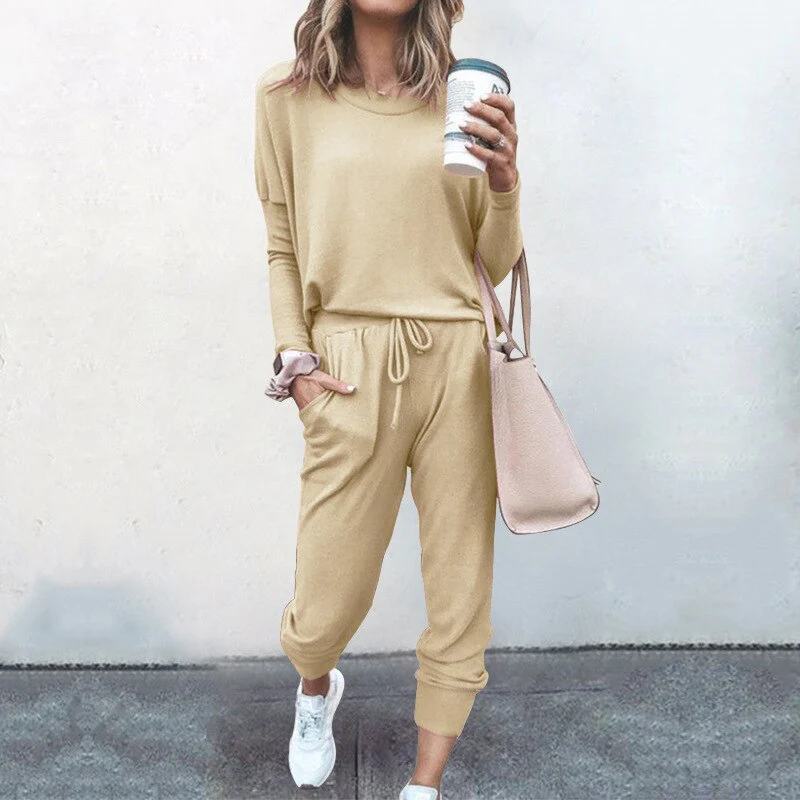 Alyssa | Damen Modern Hausanzuge | Zweiteiler Set