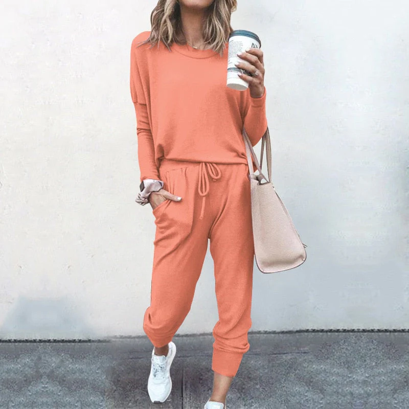 Alyssa | Damen Modern Hausanzuge | Zweiteiler Set