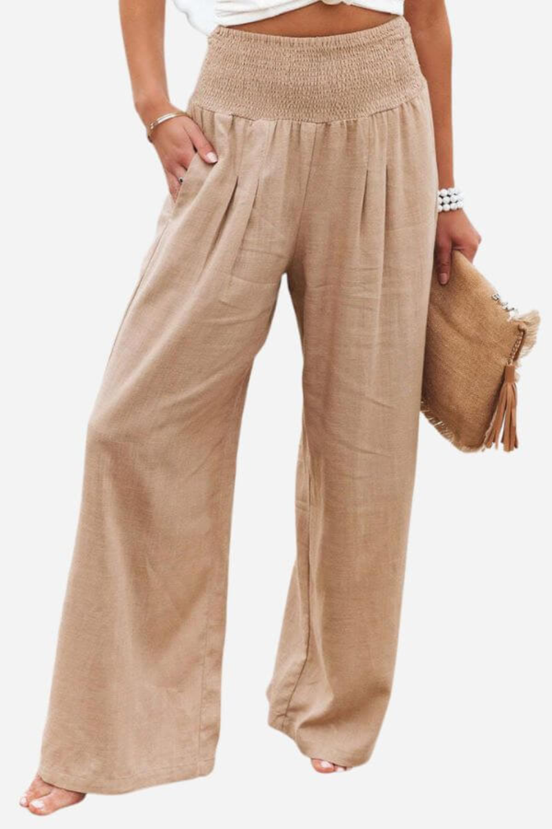 Xandrine | Damen Elegant Weite Hose | Sommer