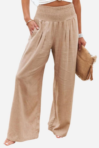 Xandrine | Damen Elegant Weite Hose | Sommer