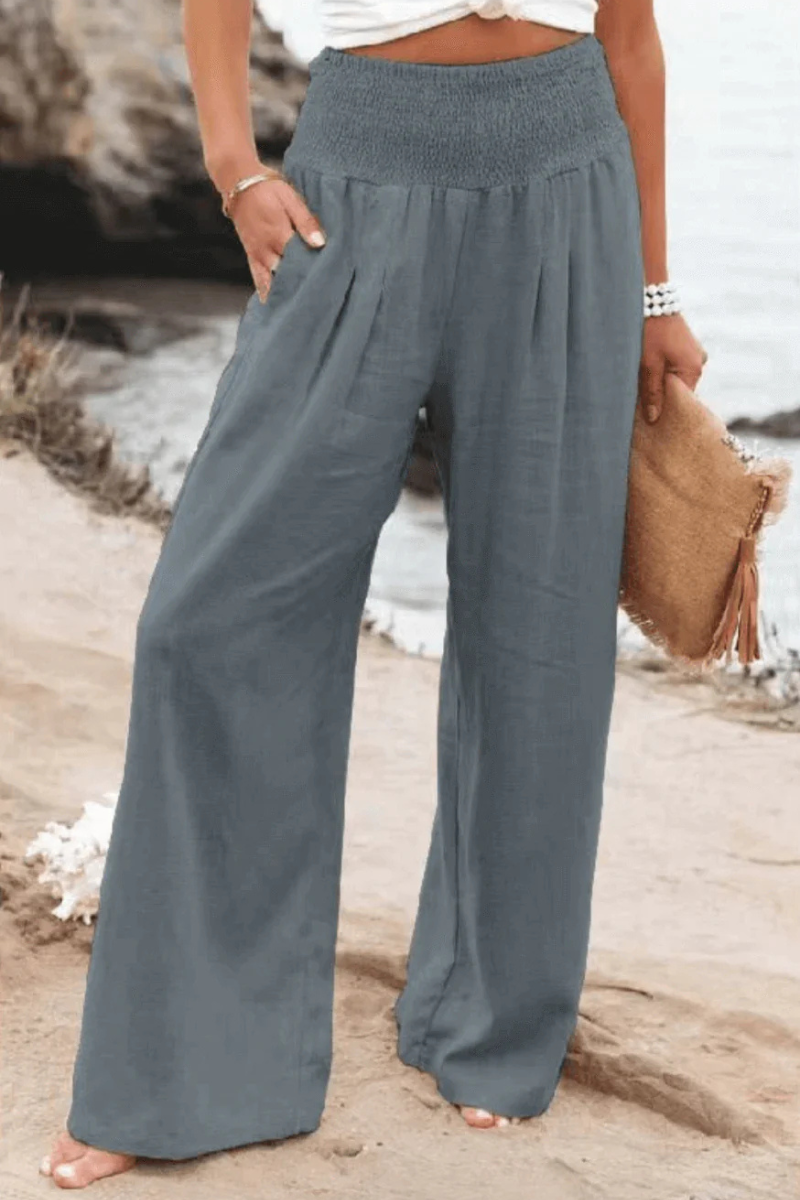 Xandrine | Damen Elegant Weite Hose | Sommer