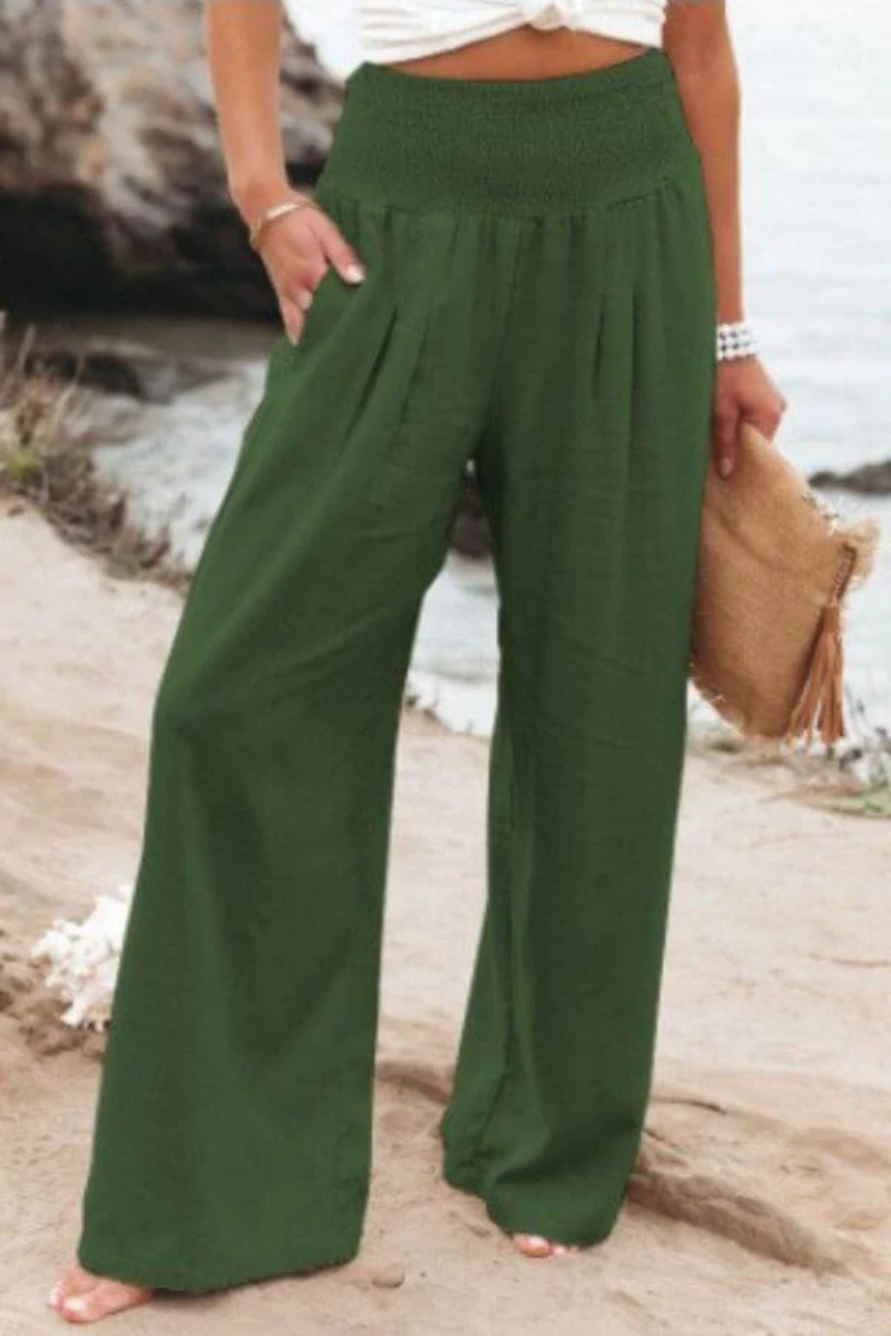 Xandrine | Damen Elegant Weite Hose | Sommer