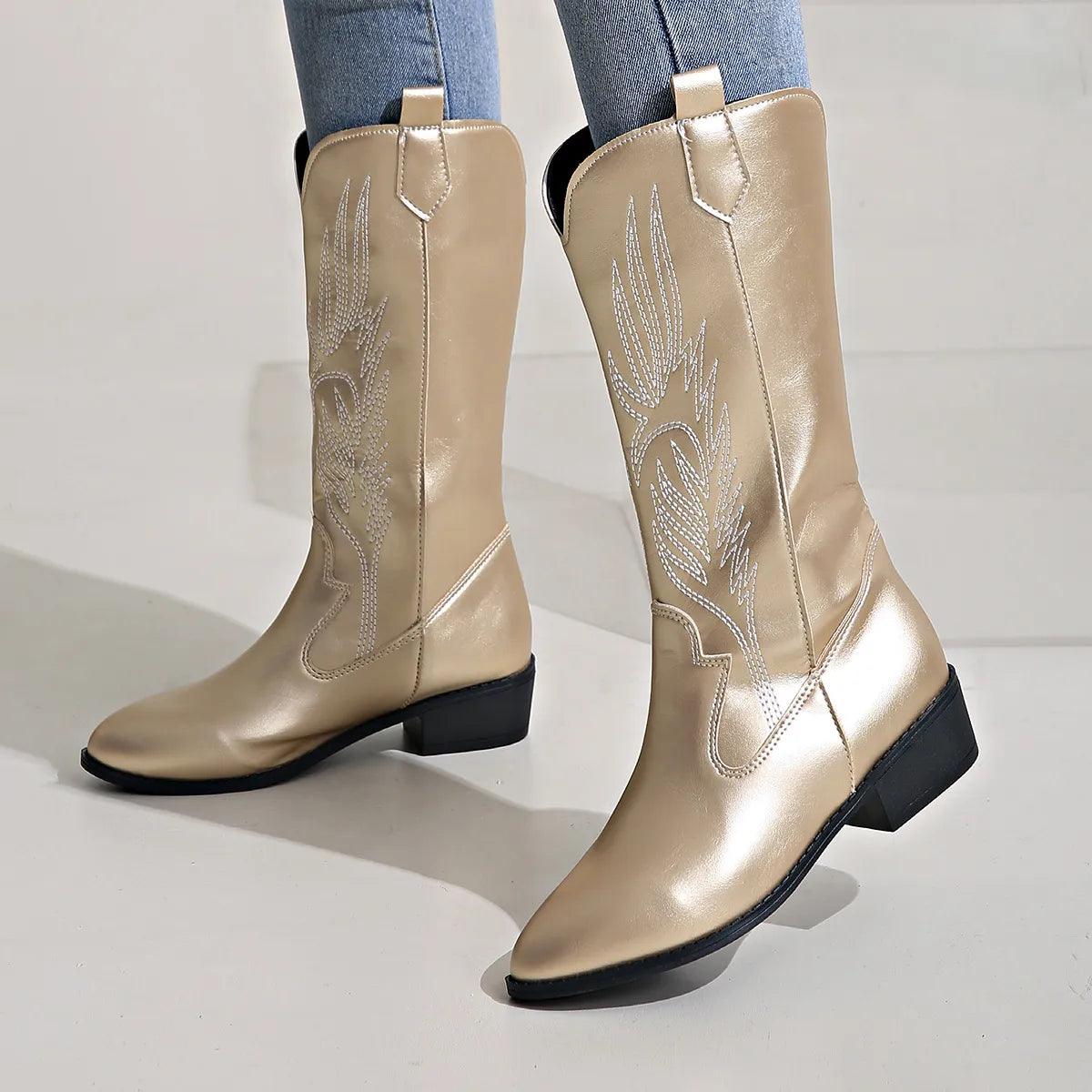 Alina | Westernstiefel im Klassischen Stil für Komfort und Eleganz