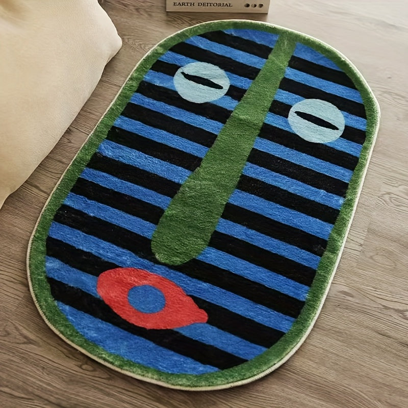 Ausgefallener Kunst-Design Maschinenwaschbarer Polyester Teppich
