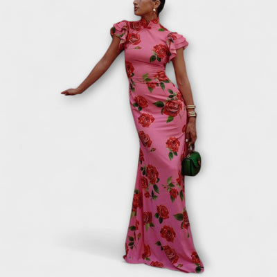 Luna - Maxikleid mit Blumenmuster