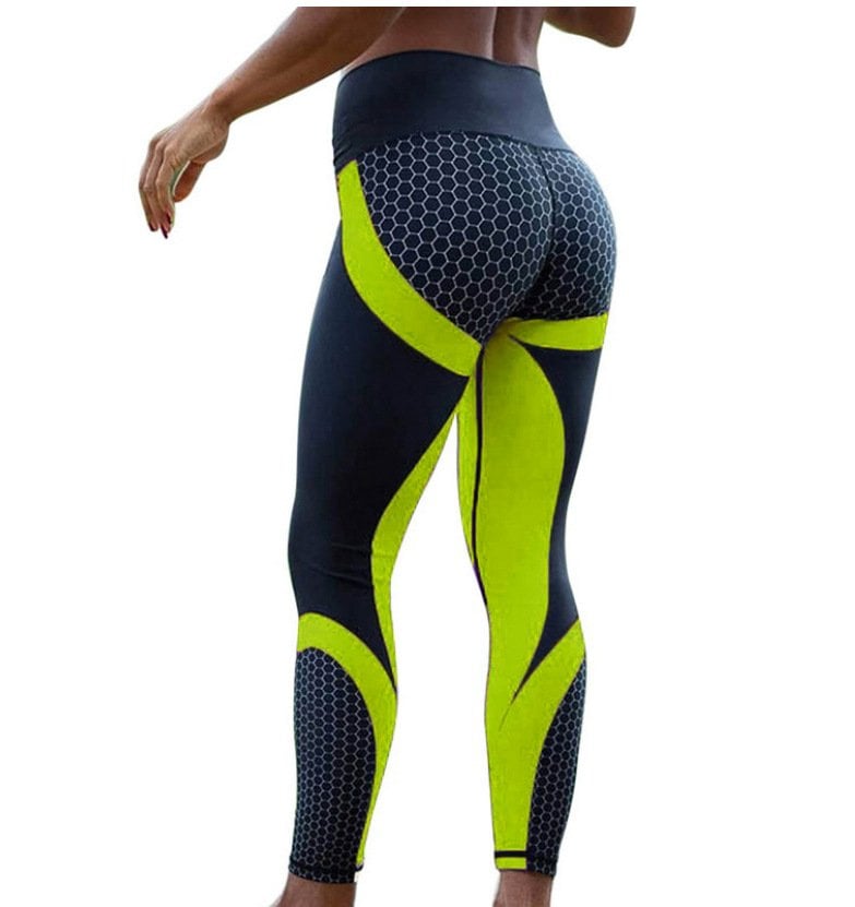 Annelise | Hochtaillierte Farbeblock Sportleggings für maximale Bewegungsfreiheit
