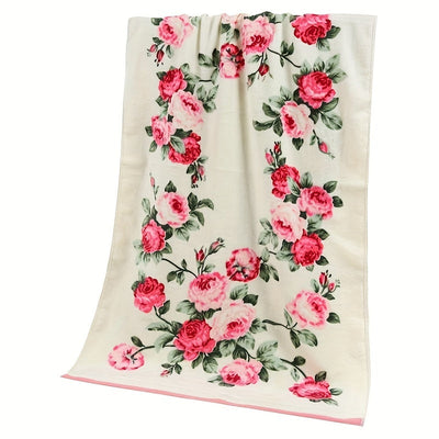 Blumenmuster Handtuch – Weich, Stilvoll & Perfekt für den Alltag