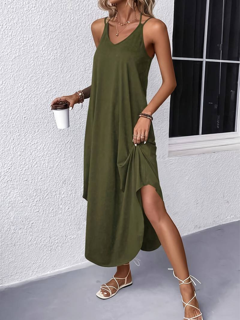 Alona | Strand Sommerkleid | Midi