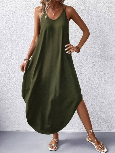 Alona | Strand Sommerkleid | Midi