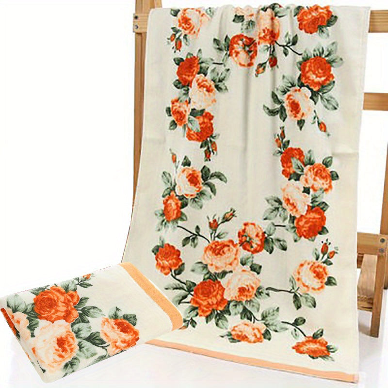 Blumenmuster Handtuch – Weich, Stilvoll & Perfekt für den Alltag