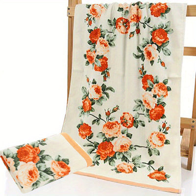 Blumenmuster Handtuch – Weich, Stilvoll & Perfekt für den Alltag