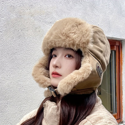 Anja | Elegante Winter Pilotenhoed mit Warmen Ohrflappen