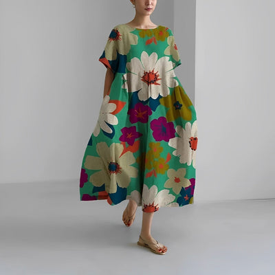 Bedrucktes Kleid für Damen – Velya
