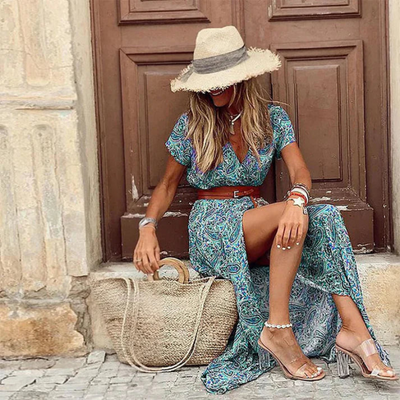 Avery | Festliche Boho Kleid | Maxi