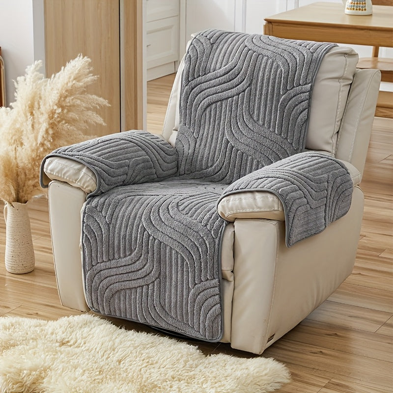 Bohemian Sofa aus weichem Samt-Schoner