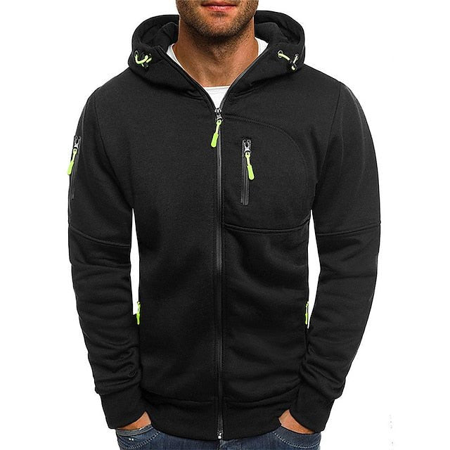 Dennis | Zip-Up Jacke mit Kapuze