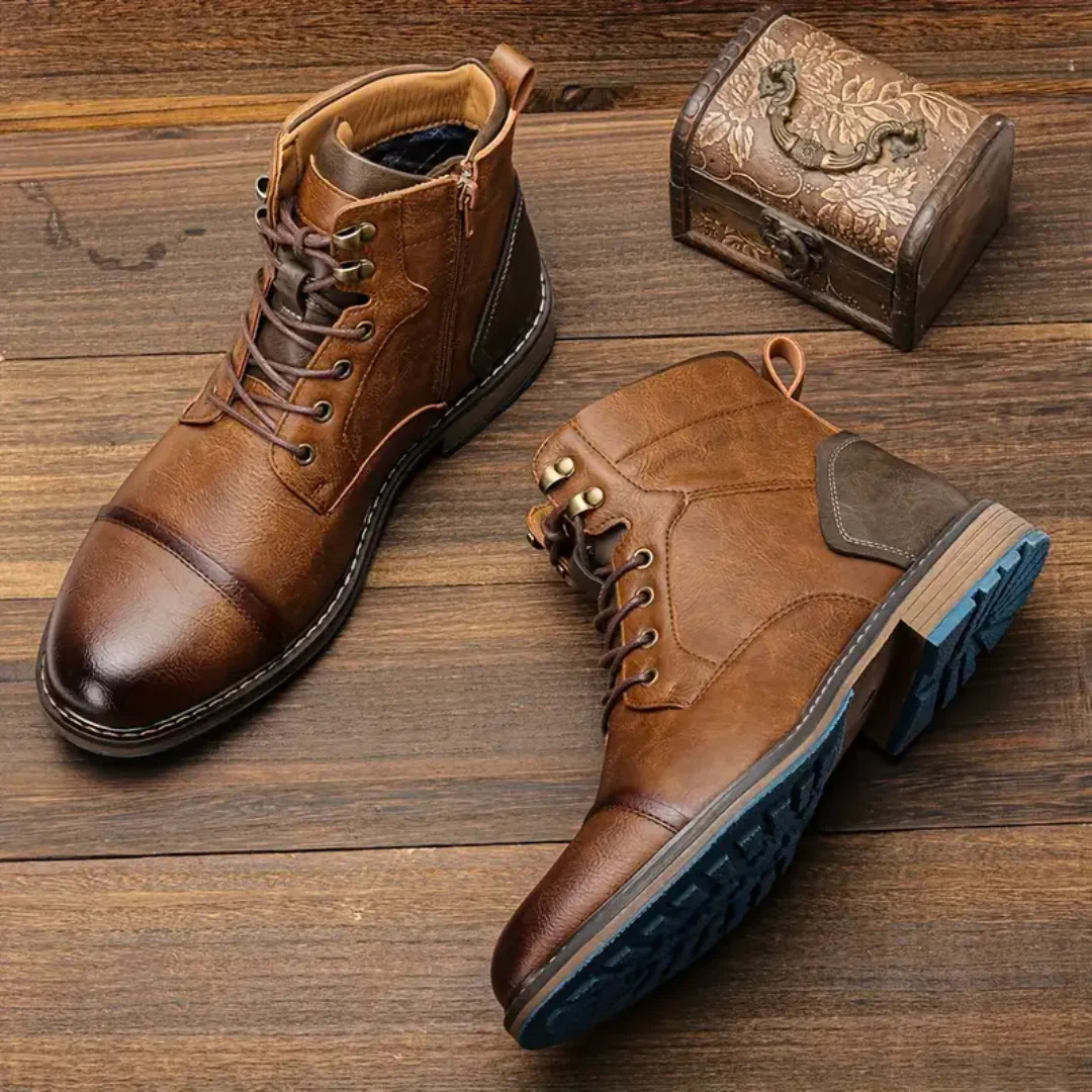 Ardi | Herren Braun Stiefel | Vintage